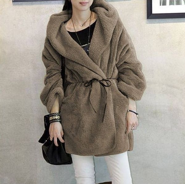 suit-dress easy time cloak keep warm thickening lint loose coat baby loose bring send cap coat leisure women's clothing, Black;brown
suit-dress easy time cloak keep warm thickening lint loose coat baby loose bring send cap coat leisure women's clothing, Black;brown