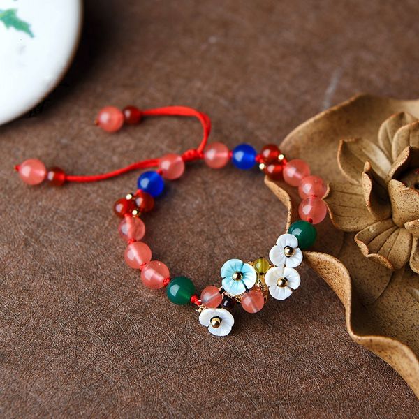 ethnic retro bracelet female fresh simple bracelet hand-woven watermelon crystal easy to wear jewelry, Black
ethnic retro bracelet female fresh simple bracelet hand-woven watermelon crystal easy to wear jewelry, Black