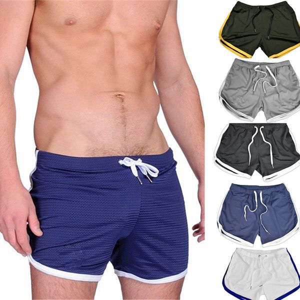 men gym shorts sport casual pants trousers quick dry beach surf trunks swimwear, White;black
men gym shorts sport casual pants trousers quick dry beach surf trunks swimwear, White;black