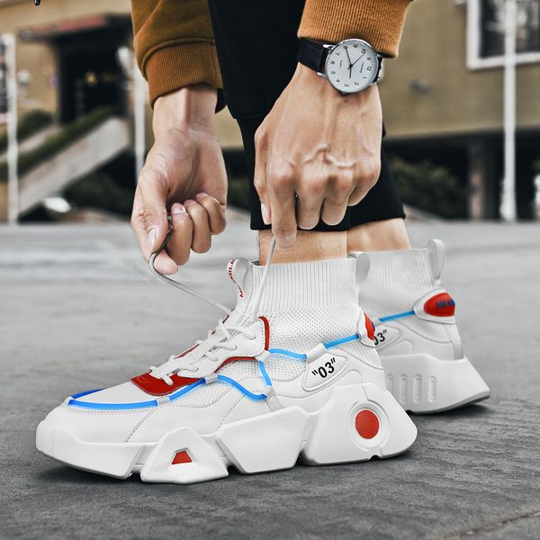 2020 comfortable high-cotton fabric men's casual shoes black white thick soles platform sneakers male ankle boots
2020 comfortable high-cotton fabric men's casual shoes black white thick soles platform sneakers male ankle boots