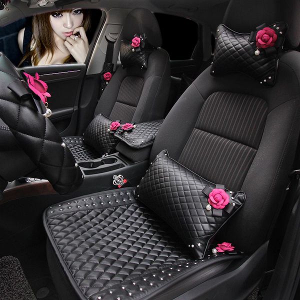 cute rose flower car interior decoration leather crystal auto neck pillow handbrake gears shift cover seat belt case accessories
cute rose flower car interior decoration leather crystal auto neck pillow handbrake gears shift cover seat belt case accessories