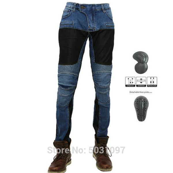 volero pk-719 summer riding pants motorcycle breathable mesh protection jeans motobikers daily cycling leisure trousers jeans, Black;blue 
volero pk-719 summer riding pants motorcycle breathable mesh protection jeans motobikers daily cycling leisure trousers jeans, Black;blue