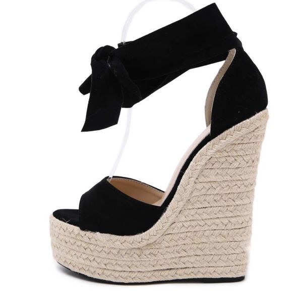 rome style bowtie suede straw woven platform w-sandals black sandale gladiator women sandals 16cm lll
rome style bowtie suede straw woven platform w-sandals black sandale gladiator women sandals 16cm lll