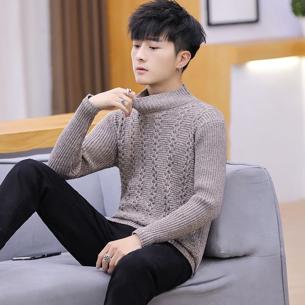 2020 pure color half-collar sweater men's autumn base sweater youth new style linen flower color, White;black
2020 pure color half-collar sweater men's autumn base sweater youth new style linen flower color, White;black