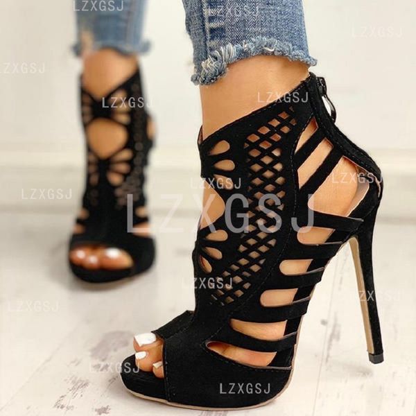 summer women high heels sandals gladiator hollow out open toe black ladies shoes stiletto platform party wedding pumps
summer women high heels sandals gladiator hollow out open toe black ladies shoes stiletto platform party wedding pumps