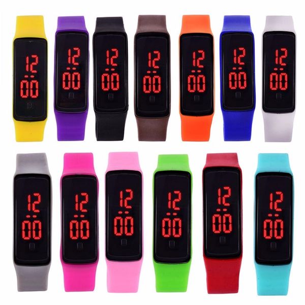 13 pieces sports led watch simple women watch hand ring led sports fashion electronic reloj deportivo para mujer, Slivery;brown
13 pieces sports led watch simple women watch hand ring led sports fashion electronic reloj deportivo para mujer, Slivery;brown