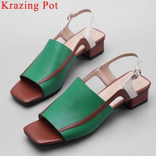 large size 2020 office lady chunky heels mixed colors peep toe buckle strap vintage gladiator shoes natural leather sandals l6f1, Black
large size 2020 office lady chunky heels mixed colors peep toe buckle strap vintage gladiator shoes natural leather sandals l6f1, Black