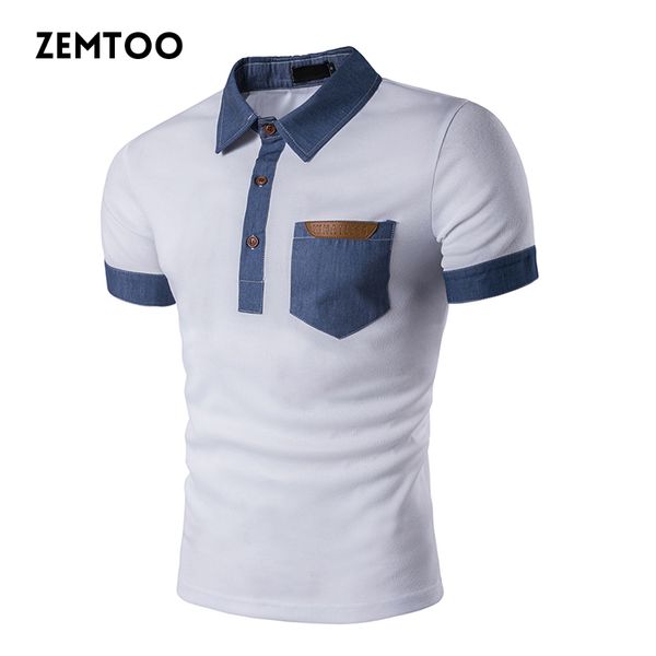 Brand Clothing Summer Men 'S Polo Shirt Fashion Cowboy Stitching Short Sleeve Polo Shirt Slim Fit Casual Camisa Polo Homme Ze0251
Brand Clothing Summer Men 'S Polo Shirt Fashion Cowboy Stitching Short Sleeve Polo Shirt Slim Fit Casual Camisa Polo Homme Ze0251