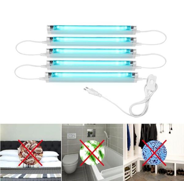 

Реальный УФ стерилизатор лампа кварцевая лампа дезинфекция UVC Озон 6 Вт 8 Вт 20 Вт 30 Вт T5 световая трубка бактерицидный бактериальный дезодорант защита здоровья