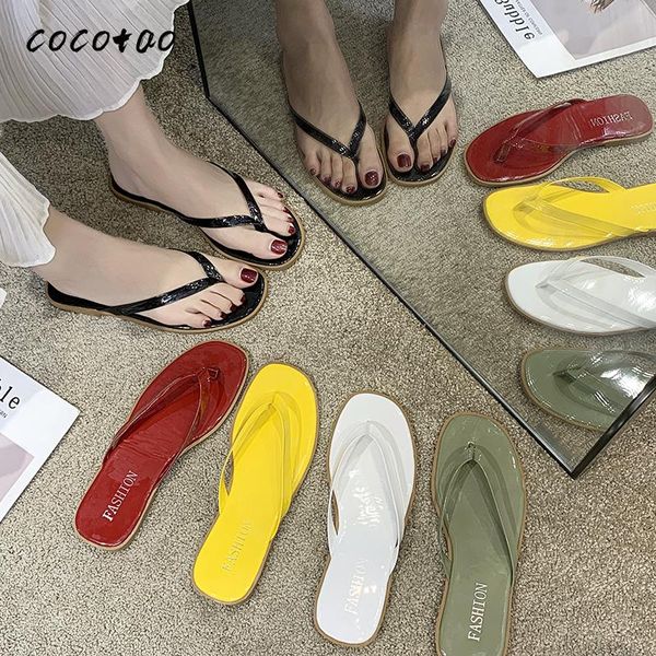 2020 new candy color flip flops female pincers travel sandals and slippers female spring and summer wear simple beach shoes, Black
2020 new candy color flip flops female pincers travel sandals and slippers female spring and summer wear simple beach shoes, Black
