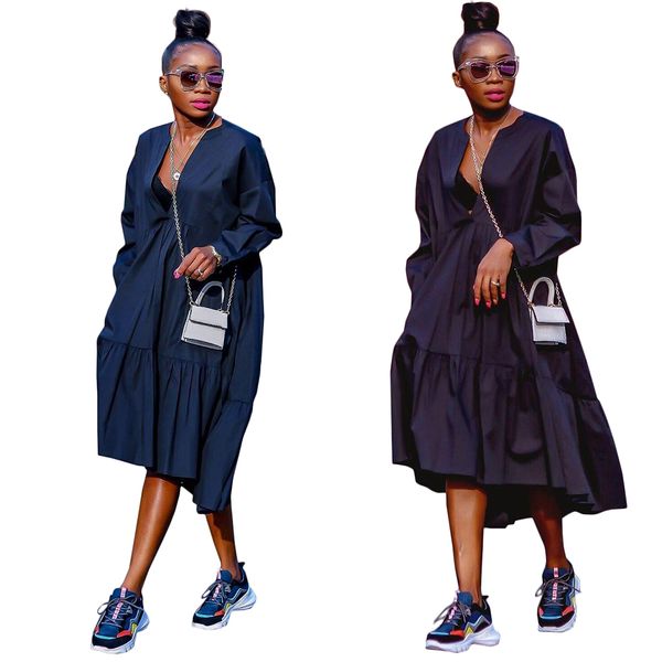 casual dresses women's new fashion casual loose dress comfortable solid color outwear autumns ruched panelled long sleeve, Black;gray
casual dresses women's new fashion casual loose dress comfortable solid color outwear autumns ruched panelled long sleeve, Black;gray