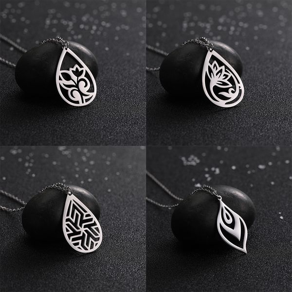 eueavan 10pcs/lot retro flower pattern stainless steel necklace charm pendent necklaces women jewelry gift for friend wholesale, Silver
eueavan 10pcs/lot retro flower pattern stainless steel necklace charm pendent necklaces women jewelry gift for friend wholesale, Silver