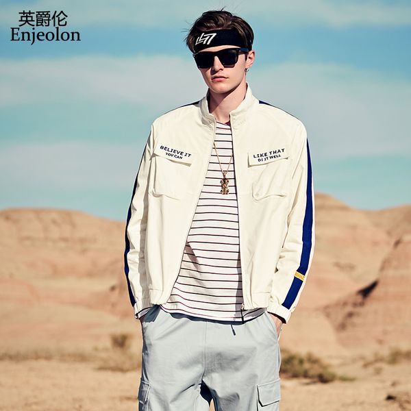 enjeolon new street fashion men stand collar printing design windbreaker bomber jacket embroidery coat plus size jk645, Black;brown
enjeolon new street fashion men stand collar printing design windbreaker bomber jacket embroidery coat plus size jk645, Black;brown