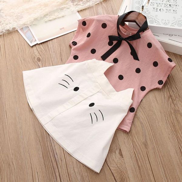 toddler kid girl princess clothes set 2pcs dot print shirt blouses+cat embroidery skirt set outfits summer clothing 2020 new, White
toddler kid girl princess clothes set 2pcs dot print shirt blouses+cat embroidery skirt set outfits summer clothing 2020 new, White