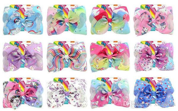 8 inch jojo bow unicorn hairpin 12 designs huge bowknot headwear children party hair ornaments with cardboard, Slivery;white
8 inch jojo bow unicorn hairpin 12 designs huge bowknot headwear children party hair ornaments with cardboard, Slivery;white