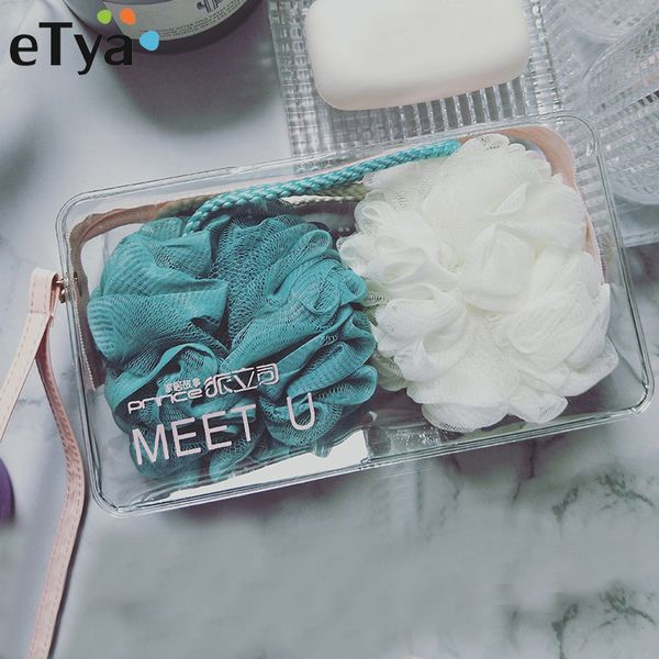 etya pink travel cosmetic bag women transparent pvc makeup case make up organizer storage pouch toiletry beauty wash kit bags
etya pink travel cosmetic bag women transparent pvc makeup case make up organizer storage pouch toiletry beauty wash kit bags