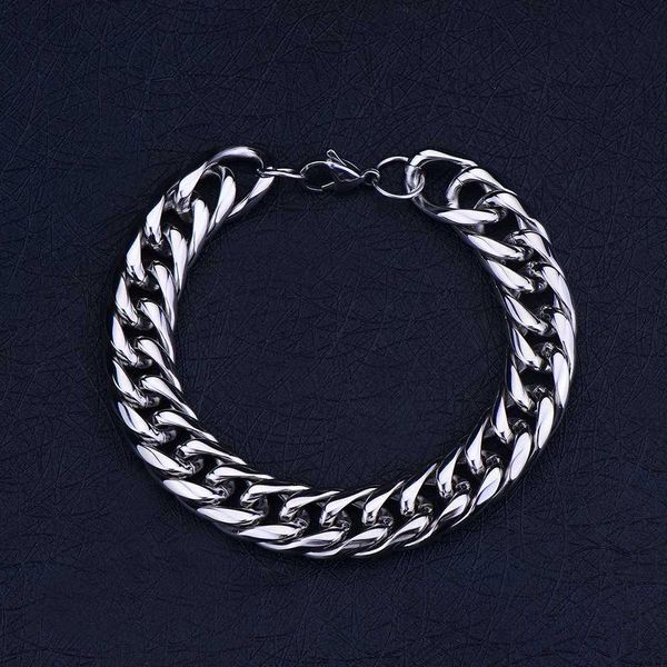 titanium steel 13.5mm men's chain bracelet & bangles fashion cool punk stainless steel gift jewelry drop shipping, Black
titanium steel 13.5mm men's chain bracelet & bangles fashion cool punk stainless steel gift jewelry drop shipping, Black