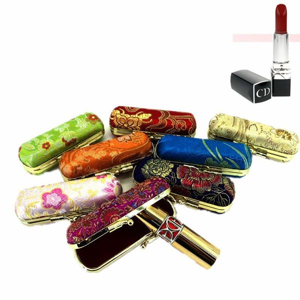 brocade embroidery lipstick box chinese style retro lipstick box fashion storage lipstick with mirror jewelry box, Black;white
brocade embroidery lipstick box chinese style retro lipstick box fashion storage lipstick with mirror jewelry box, Black;white