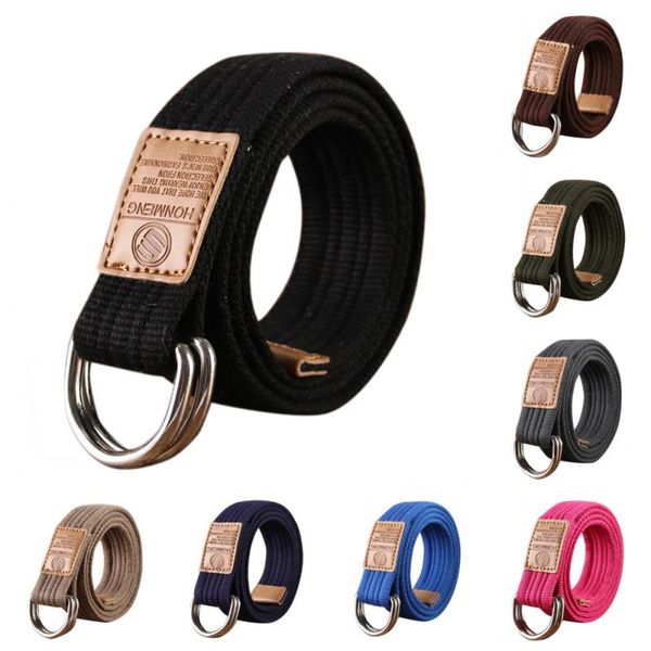 belt outdoor tactical belts canvas thicken waistband double ring buckle men women casual clothes accessories, Black;brown
belt outdoor tactical belts canvas thicken waistband double ring buckle men women casual clothes accessories, Black;brown