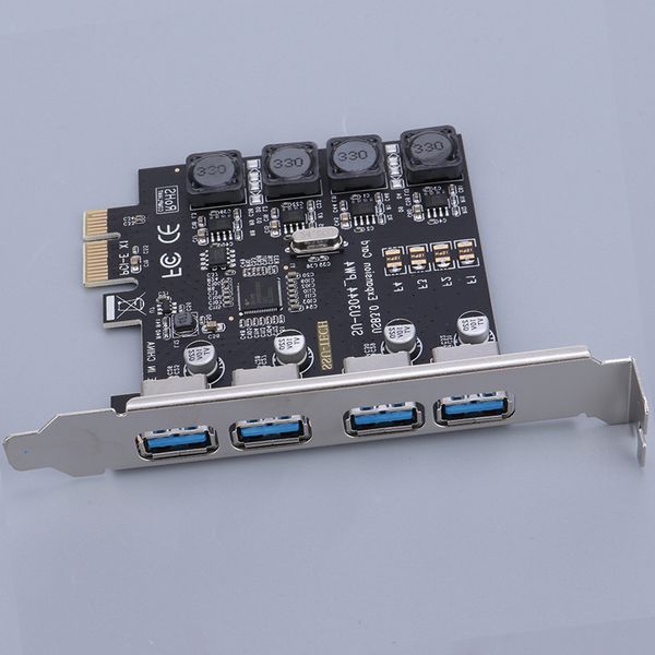 4 порта usb pci-e to usb 3.0 hub expansion card 5 гбит / с для настольного компьютера
4 порта usb pci-e to usb 3.0 hub expansion card 5 гбит / с для настольного компьютера