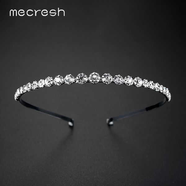 

mecresh rhinestone crystal beads bridal headband hairbands /simulated pearl hair pin wedding hair accessories jewelry ts001, Golden;white