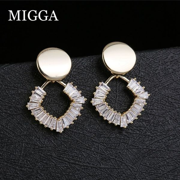 migga geometric design cubic zirconia drop earrings gold color fashion women earrings party jewelry, Silver
migga geometric design cubic zirconia drop earrings gold color fashion women earrings party jewelry, Silver