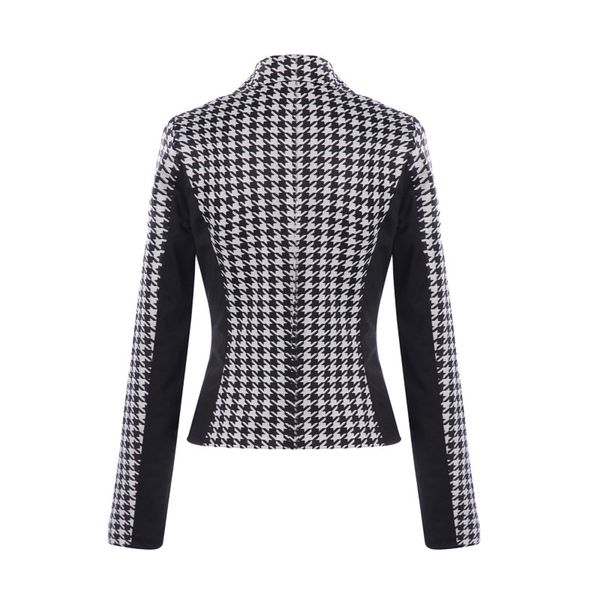 wholesale-adogirl elegant houndstooth blazer women office lady turn down colar long sleeve slim jacket women business button blazer femme, White;black
wholesale-adogirl elegant houndstooth blazer women office lady turn down colar long sleeve slim jacket women business button blazer femme, White;black