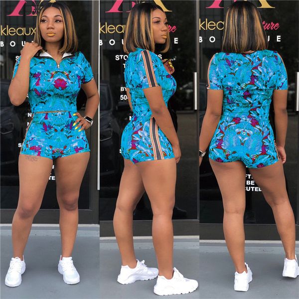 summer womens 2 piece set fashionable floral printed skinny two piece shorts summer women designer clothes, White
summer womens 2 piece set fashionable floral printed skinny two piece shorts summer women designer clothes, White