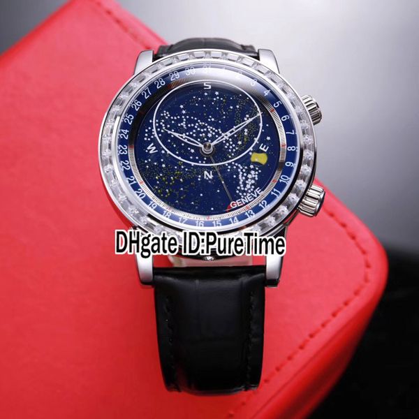 new 6104g-001 celestial grand complication miyota 8217 automatic mens watch steel case diamond bezel starry sky dial leather puretime e60a1, Slivery;brown
new 6104g-001 celestial grand complication miyota 8217 automatic mens watch steel case diamond bezel starry sky dial leather puretime e60a1, Slivery;brown