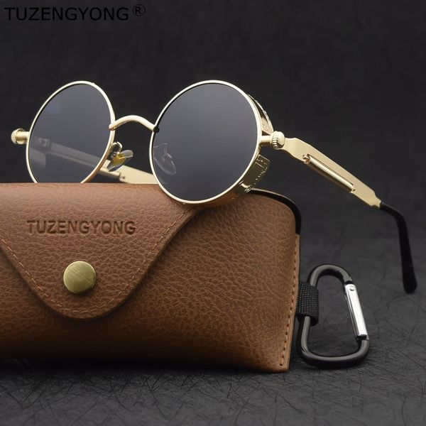 tuzengyong gothic steampunk sunglasses polarized men women brand designer vintage round metal frame sun glasses outdoor goggles, White;black
tuzengyong gothic steampunk sunglasses polarized men women brand designer vintage round metal frame sun glasses outdoor goggles, White;black