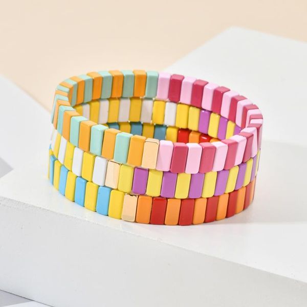 new bracelete handmade boho bracelet femme candy color elastic charm bracelets for women jewelry wristband pulseras mujer girl, Golden;silver
new bracelete handmade boho bracelet femme candy color elastic charm bracelets for women jewelry wristband pulseras mujer girl, Golden;silver
