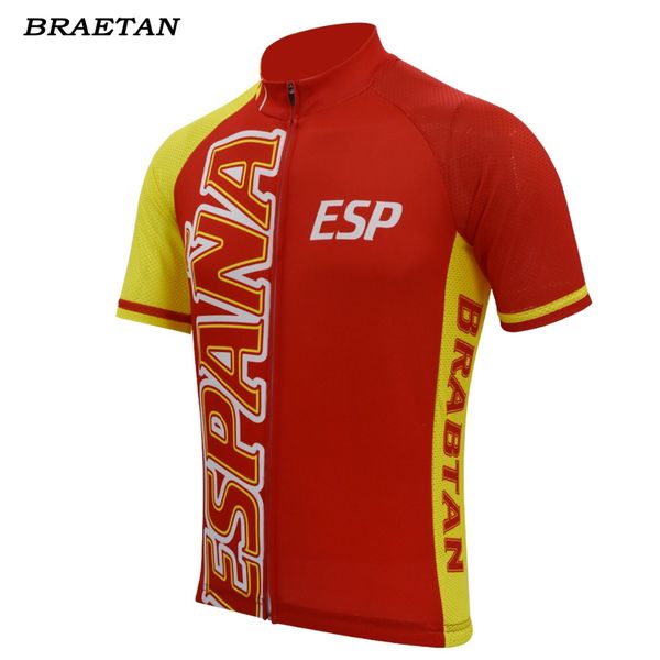 yellow red cycling jersey spain summer short sleeve bike wear esp jersey road cycling clothing maillot braetan, Black;red
yellow red cycling jersey spain summer short sleeve bike wear esp jersey road cycling clothing maillot braetan, Black;red