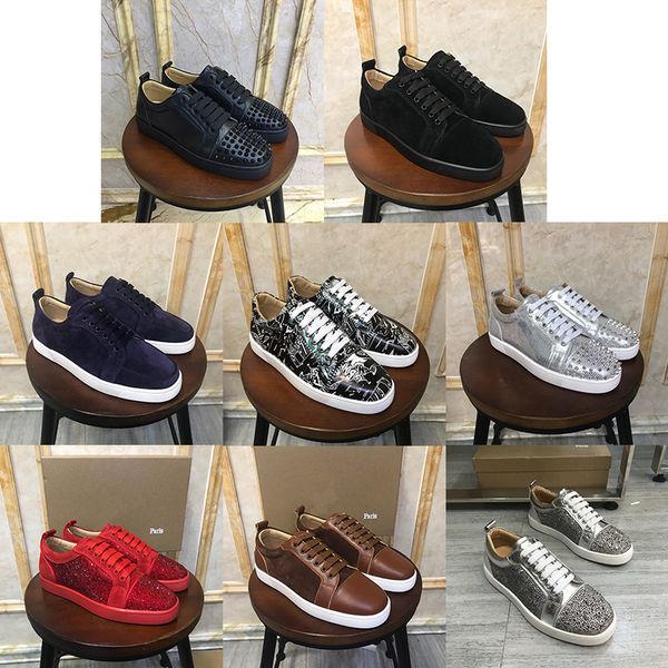 designer mens womens red bottoms skate shoes studded spikes bottom flats daily casual skateboarding sneakers triple black shoes size35-47
designer mens womens red bottoms skate shoes studded spikes bottom flats daily casual skateboarding sneakers triple black shoes size35-47
