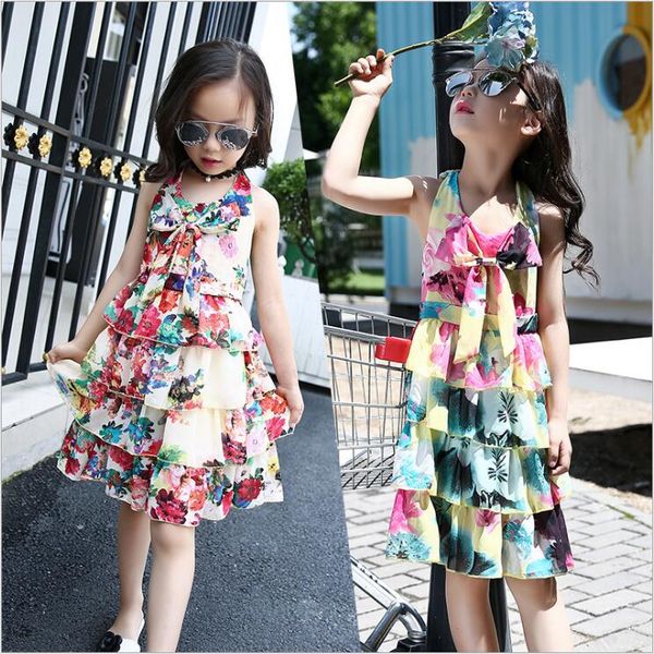 girls dress summer bohemian floral bow chiffon beach princess dress baby girl dresses kids designer clothes girls children boutique, Red;yellow
girls dress summer bohemian floral bow chiffon beach princess dress baby girl dresses kids designer clothes girls children boutique, Red;yellow