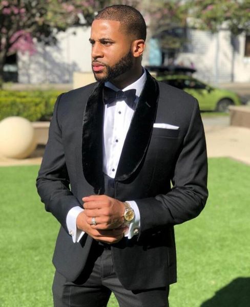 2020 black mens one button wedding tuxedos for groom 3 pieces sets groomsmen man suit men's suits bridegroom blazer, White;black
2020 black mens one button wedding tuxedos for groom 3 pieces sets groomsmen man suit men's suits bridegroom blazer, White;black