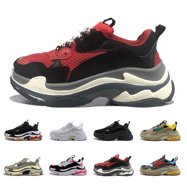 triple s fashion dad platform shoes sneakers for men women black bred white green pink casual shoes size 36-45
triple s fashion dad platform shoes sneakers for men women black bred white green pink casual shoes size 36-45