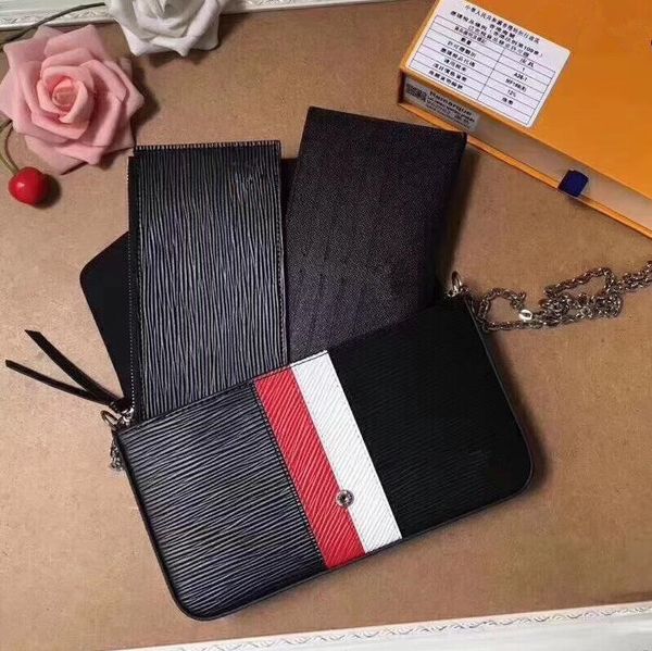 designer handbag women purse fashion water ripple envelope bag threepiece classic chain wallet card bag zero wallet
designer handbag women purse fashion water ripple envelope bag threepiece classic chain wallet card bag zero wallet