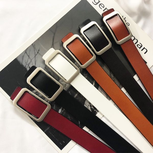 belt wo leather simple all-match pure leather thin belt men's and women's jeans and jeans with decoration, Black;brown
belt wo leather simple all-match pure leather thin belt men's and women's jeans and jeans with decoration, Black;brown