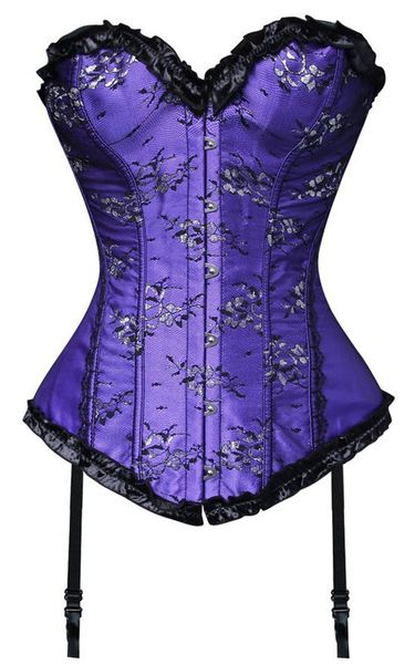 sapubonva fashion women gothic corset bustier lace up burlesque vintage overbust corset brocade flower corselet green red, Black;white
sapubonva fashion women gothic corset bustier lace up burlesque vintage overbust corset brocade flower corselet green red, Black;white