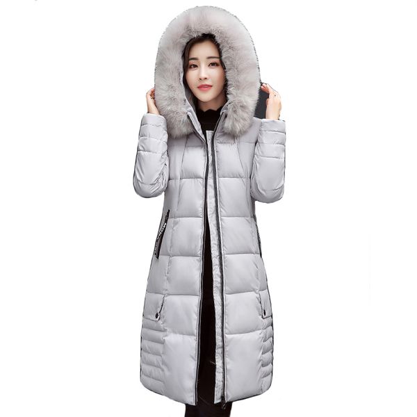 women winter jacket hooded with big fur collar female coat long parkas outwear warm thicken casaco feminino inverno warm, Black
women winter jacket hooded with big fur collar female coat long parkas outwear warm thicken casaco feminino inverno warm, Black