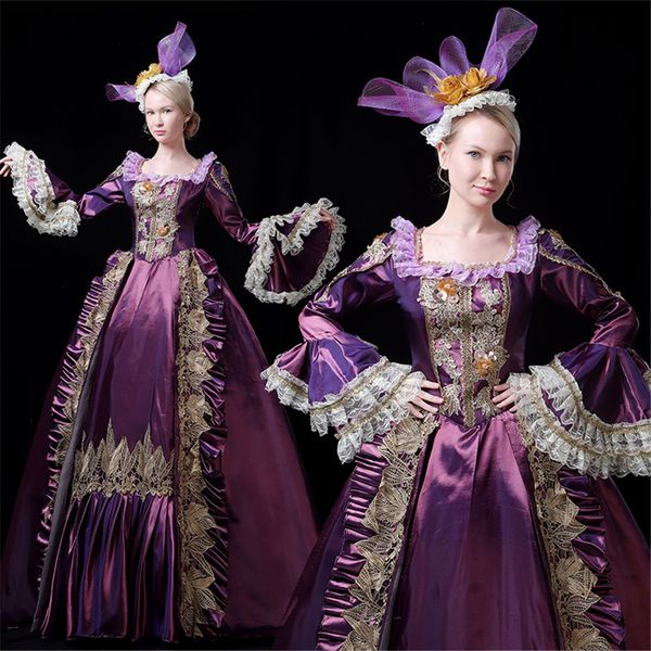 outfits party costume masquerade vintage women evening gown beaded purple vestidos gowns for party and formal court dress, White;black
outfits party costume masquerade vintage women evening gown beaded purple vestidos gowns for party and formal court dress, White;black