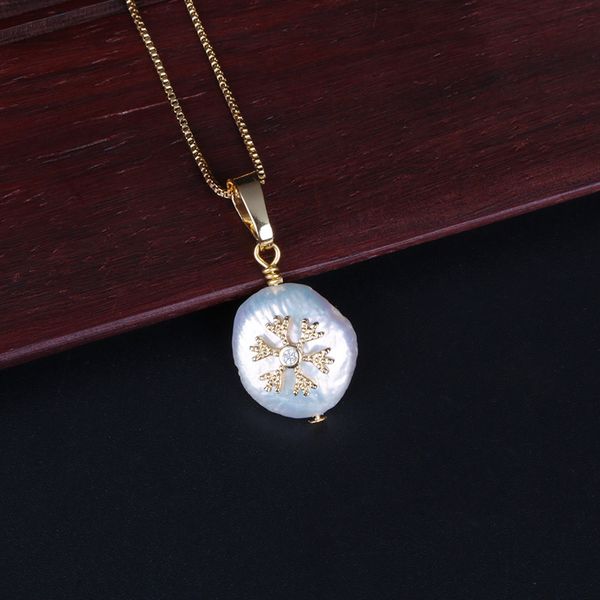 tiny snow snowflake charm natural freshwater pearl bead dainty gold link chain pendant choker necklace for women, Golden;silver
tiny snow snowflake charm natural freshwater pearl bead dainty gold link chain pendant choker necklace for women, Golden;silver