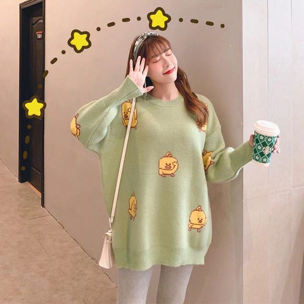 2019 easy lazy wind sleeve head sweater woman knitting unlined upper garment student jacket tide, Black
2019 easy lazy wind sleeve head sweater woman knitting unlined upper garment student jacket tide, Black