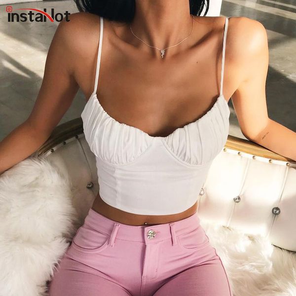 instalace up ruched scoop back crop women black white low cut sleeveless summer basic strap camisole solid new
instalace up ruched scoop back crop women black white low cut sleeveless summer basic strap camisole solid new