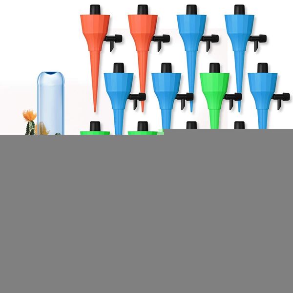 plant self watering spikes devices, 24pack adjustable plants drip irrigation spike with slow release control valve switch for mo
plant self watering spikes devices, 24pack adjustable plants drip irrigation spike with slow release control valve switch for mo