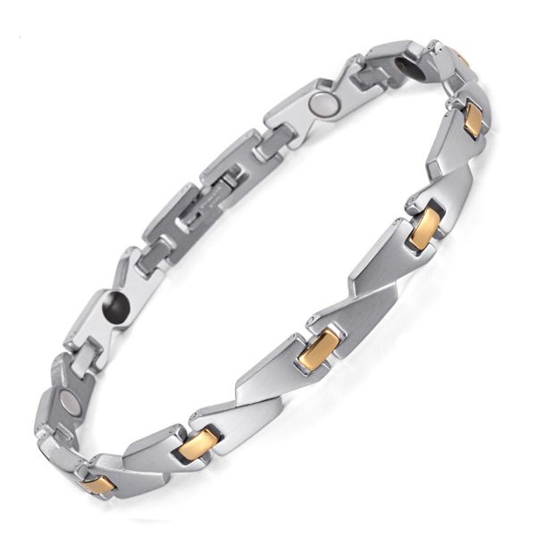 trend cool women's jewelry stainless steel bracelet handmade contain energy magnetic stone health bracelet bangle, Black
trend cool women's jewelry stainless steel bracelet handmade contain energy magnetic stone health bracelet bangle, Black