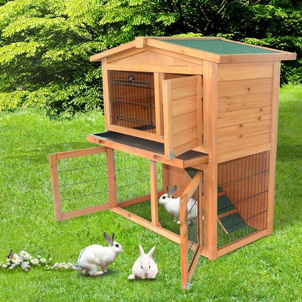 40" triangle roof waterproof wooden rabbit hutch a-frame pet cage wood small house chicken coop natu. easy to assemble and portable
40" triangle roof waterproof wooden rabbit hutch a-frame pet cage wood small house chicken coop natu. easy to assemble and portable