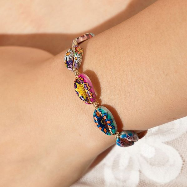 2019 new bohemia fashion bracelet graffiti natural shell bangle for women wedding prom jewellery party friend gift accessories, Black
2019 new bohemia fashion bracelet graffiti natural shell bangle for women wedding prom jewellery party friend gift accessories, Black