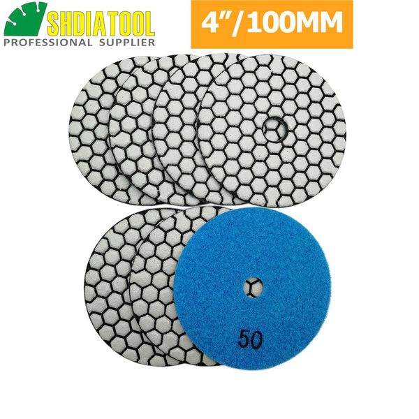 shdiatool 7pcs 4" / 100мм алмазная сухие полировальником для гранит мрамор grit # 50 шлифовальный диск камень шлифовальный диск камень полир
shdiatool 7pcs 4" / 100мм алмазная сухие полировальником для гранит мрамор grit # 50 шлифовальный диск камень шлифовальный диск камень полир