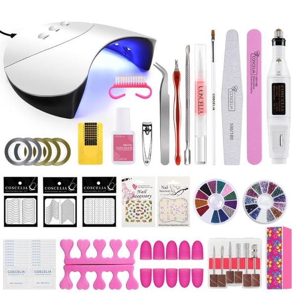 coscelia manicure set 54w/24w nail dryer light nail polisher polish drill machine glue set manicure for art
coscelia manicure set 54w/24w nail dryer light nail polisher polish drill machine glue set manicure for art